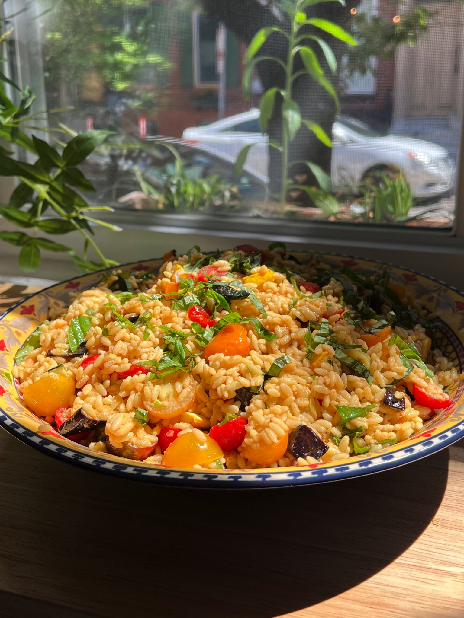 Ratatouille Orzo Salad